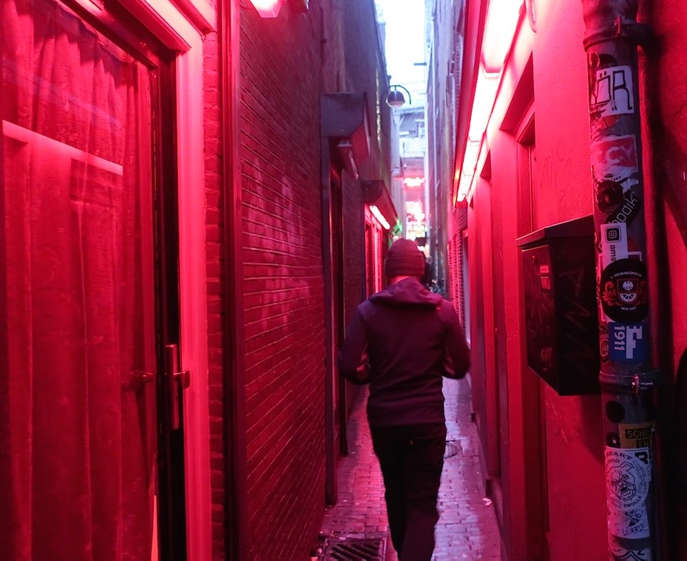 The Red Light District in Amsterdam
